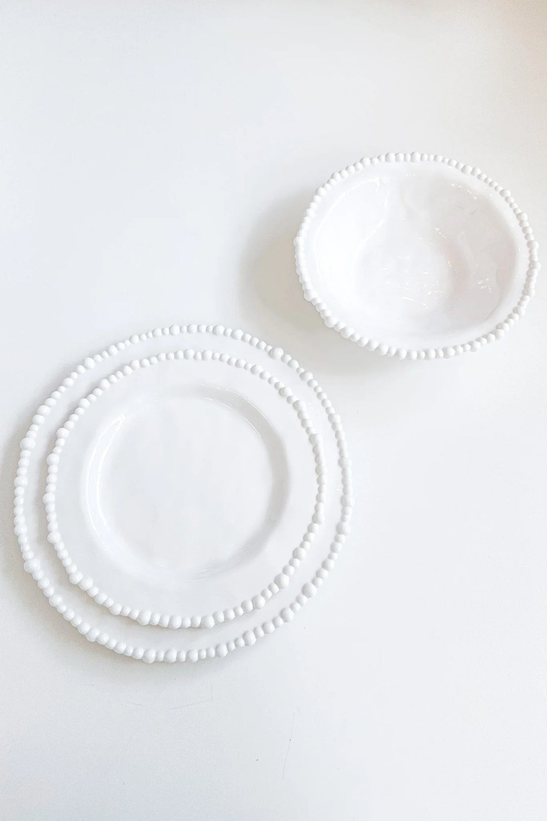 Pearl Side Plate | Melamine White - Suzie Anderson Home