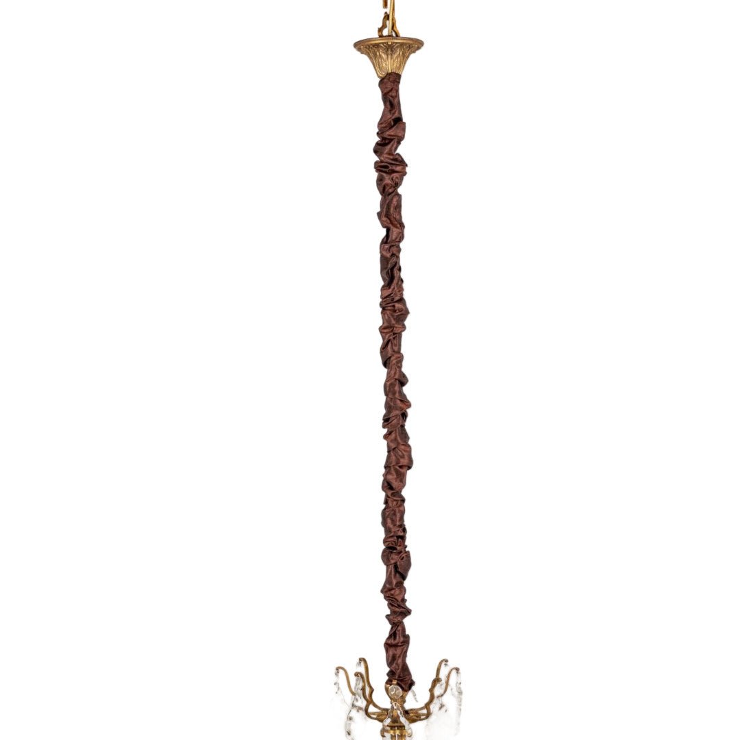 Pendant Light Fabric Chain Cover | Taupe - Suzie Anderson Home