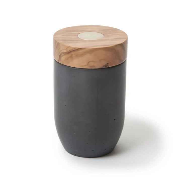 Berard | Millenari Salt/Pepper Mill | Olive Wood & Anthracite Concrete