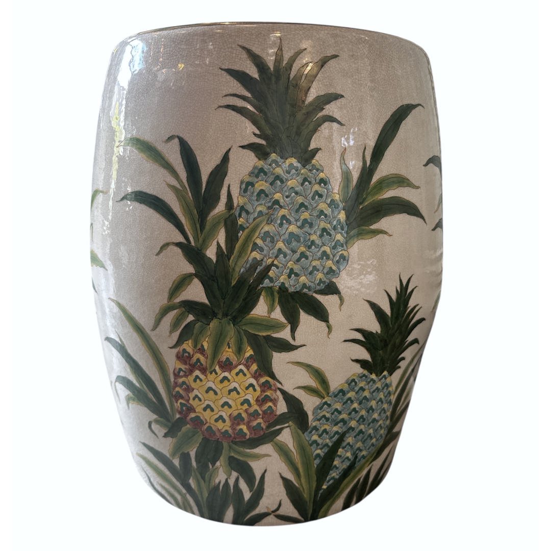 Pina Pina Museo Porcelain Stool (BOWRAL STORE) - Suzie Anderson Home