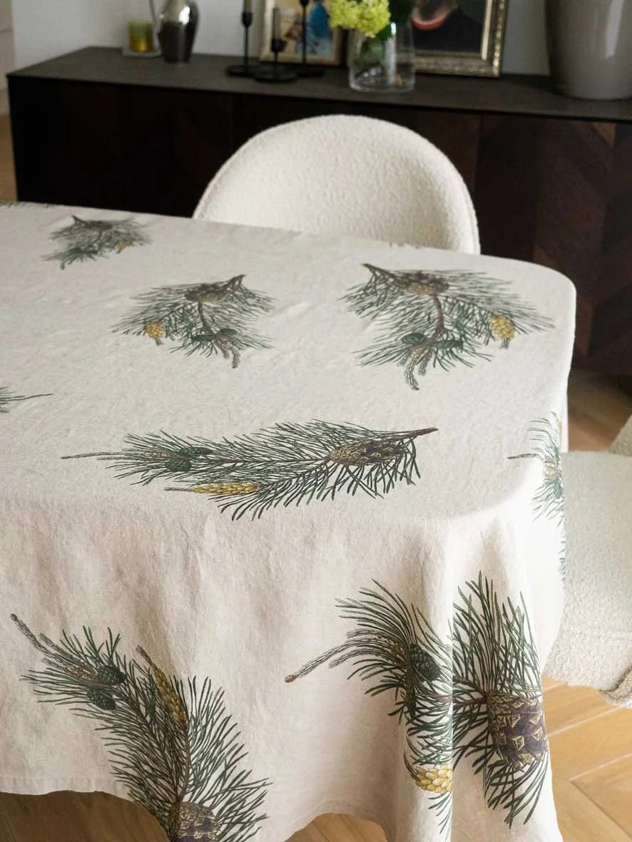 Pine Natural | Linen Tablecloth | 170 x 250cm (BOWRAL) - Suzie Anderson Home