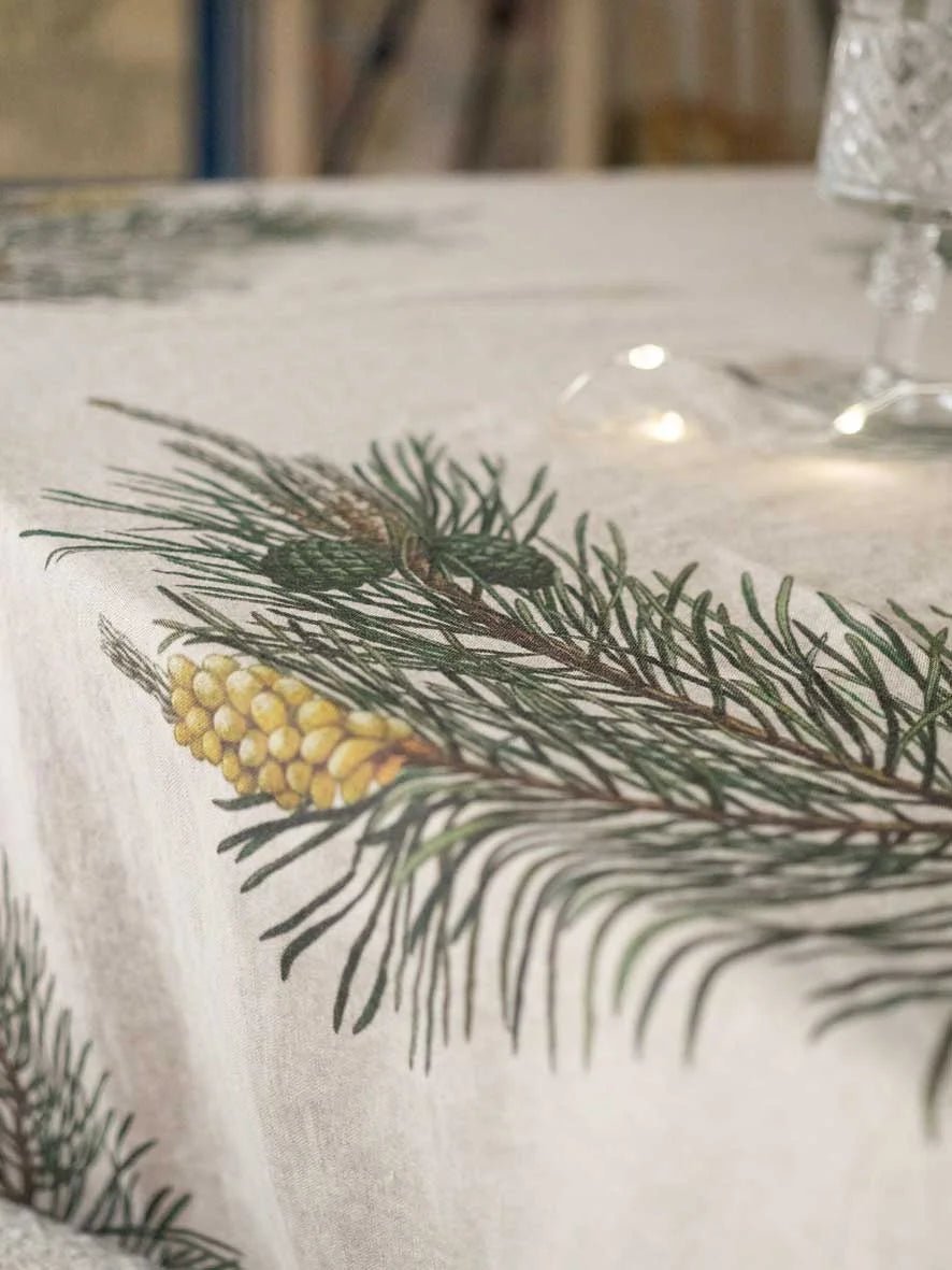Pine Natural | Linen Tablecloth | 170 x 250cm (BOWRAL) - Suzie Anderson Home