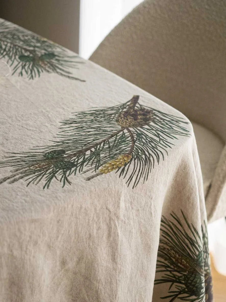 Pine Natural | Linen Tablecloth | 170 x 250cm (BOWRAL) - Suzie Anderson Home