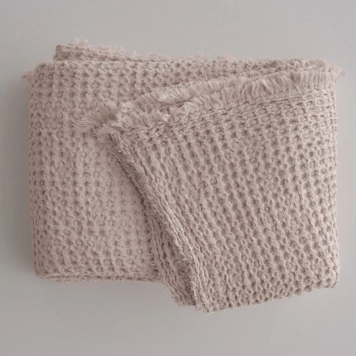 Flocca Linen Blanket | Floss | 230x260cm