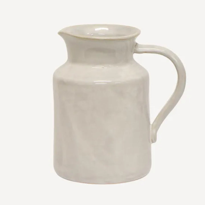 Franco Rustic Small White Pitcher