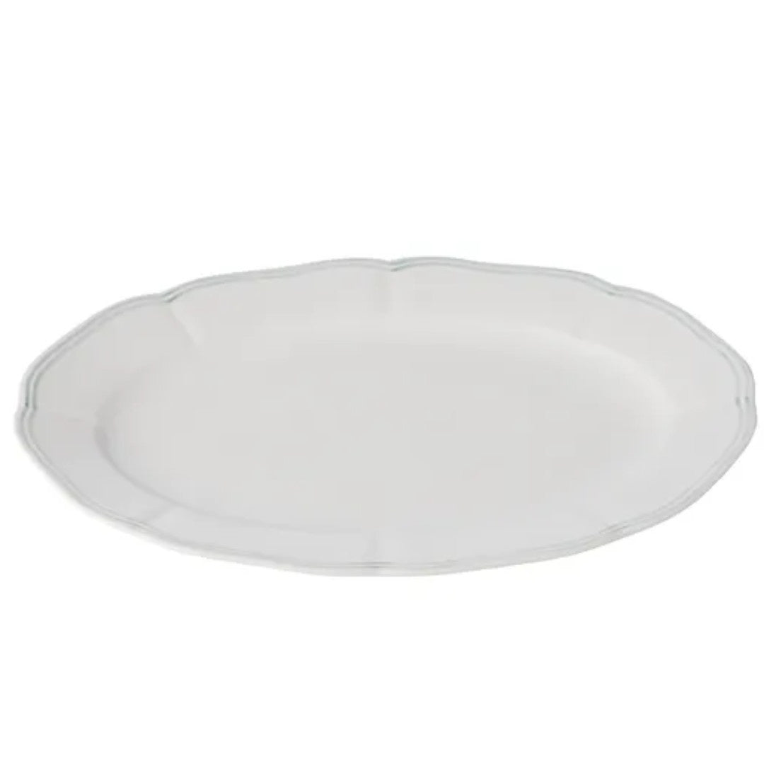 Irina Ceramic Platter 31cm | Ivory/Sage
