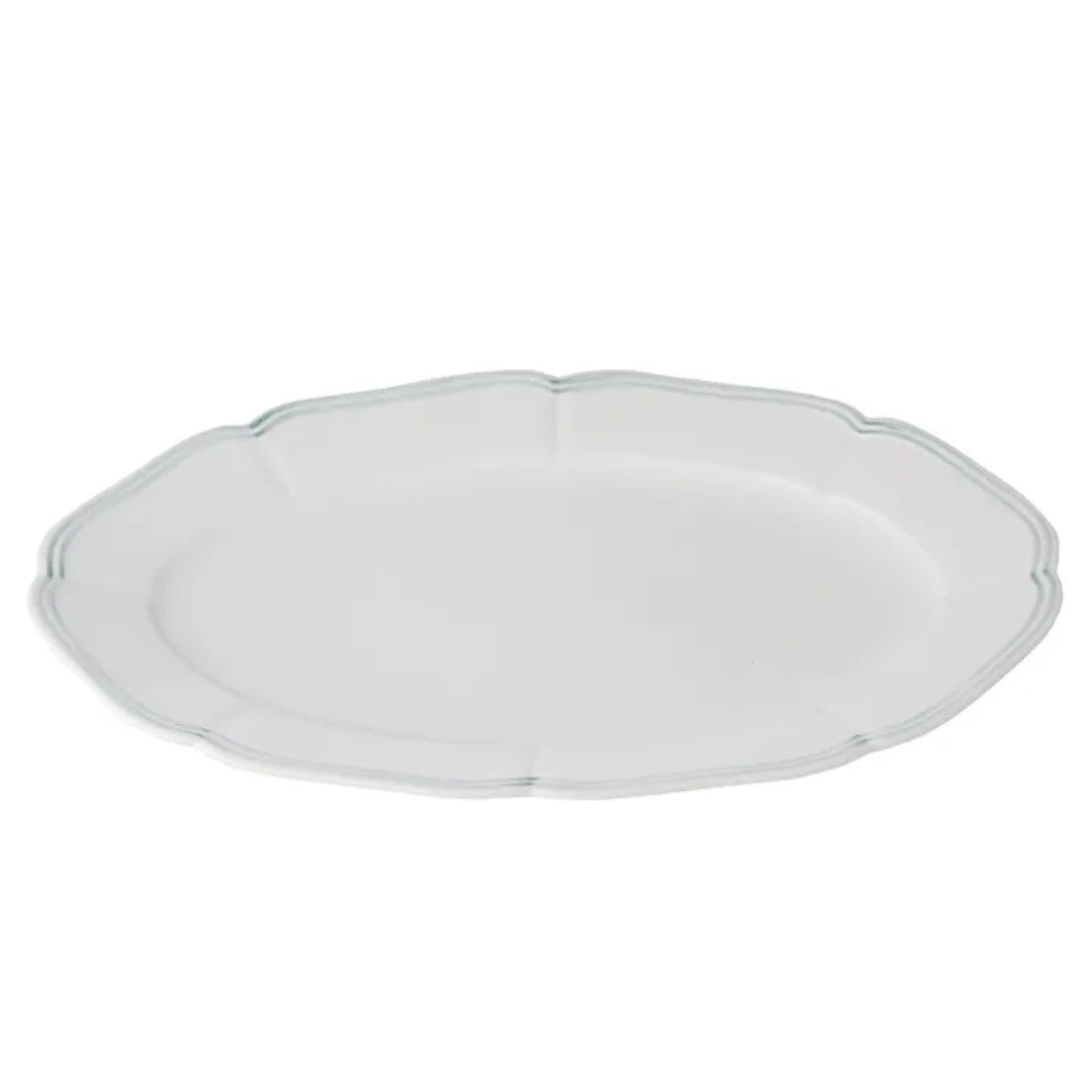 Irina Ceramic Platter 41cm | Ivory/Sage