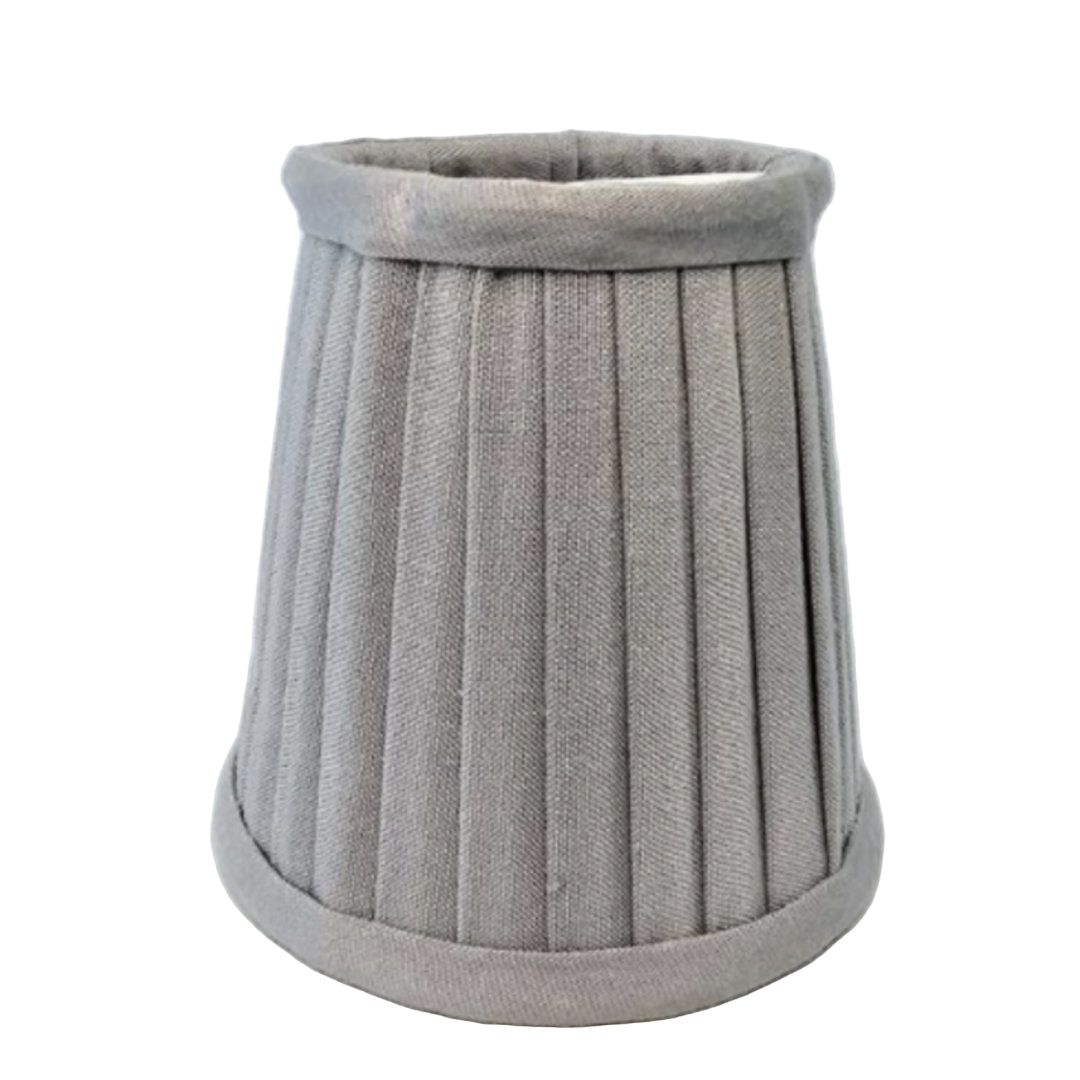 Pleated Lamp Shade | Grey - Suzie Anderson Home