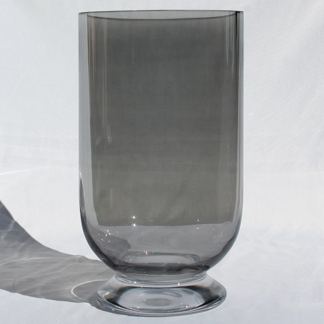 Pedestal Vase | Made in Poland | 35cm Black Lustre