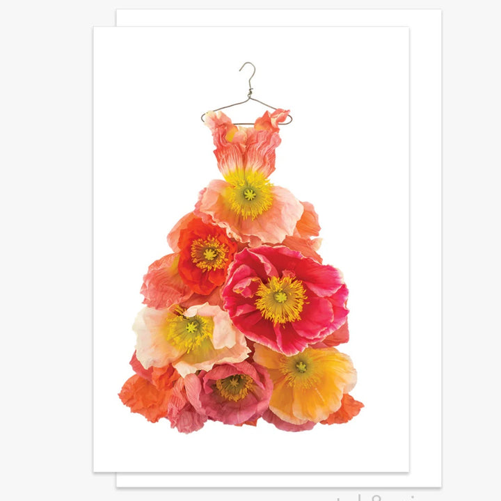 Poppy Dress Card w Envelope