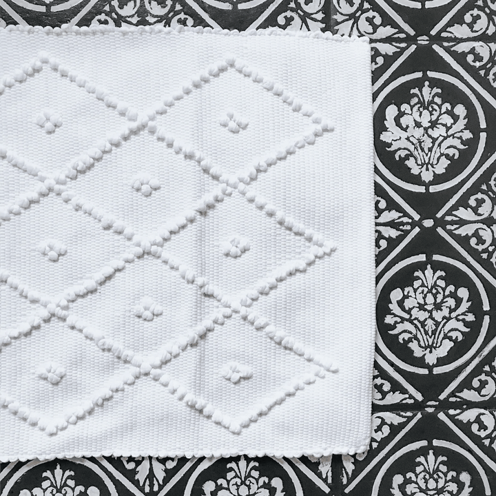 Portuguese Diamond Bath Mat - Suzie Anderson Home