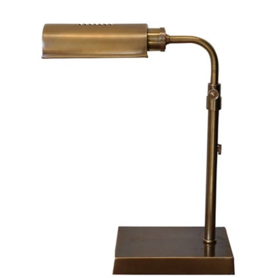 President Adjustable Desk Lamp | Antique Brass | H 44 - 50cm - Suzie Anderson Home