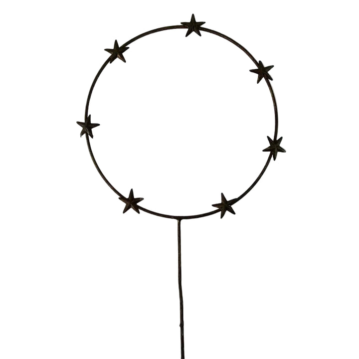 Orthodox 7 Star Halo Candle Accessory | 15cm Antique Gold