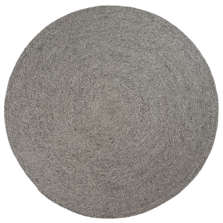 Armadillo Braid Wool/Viscose Round Rug | Pumice *Dropship Only*