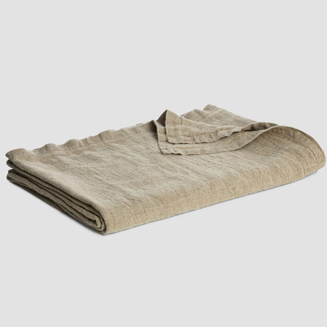 Pure Belgian Flax Linen Throw | Made in Portugal - Suzie Anderson Home