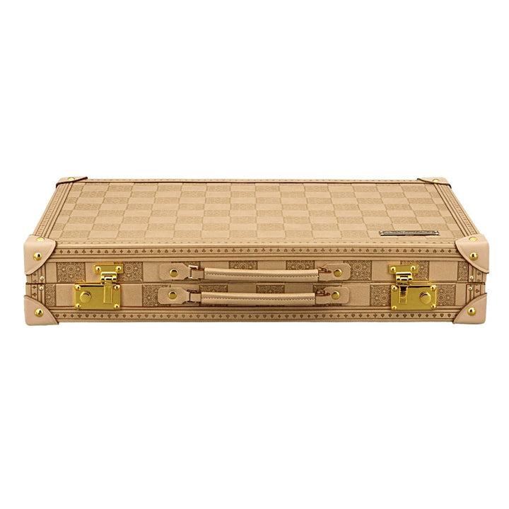 Dal Rossi Sandstone PU Leather Backgammon 18"
