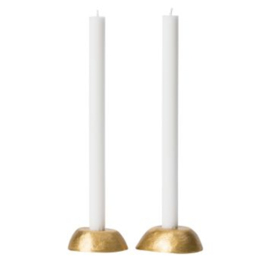 Pebble Candle Holder | Brass