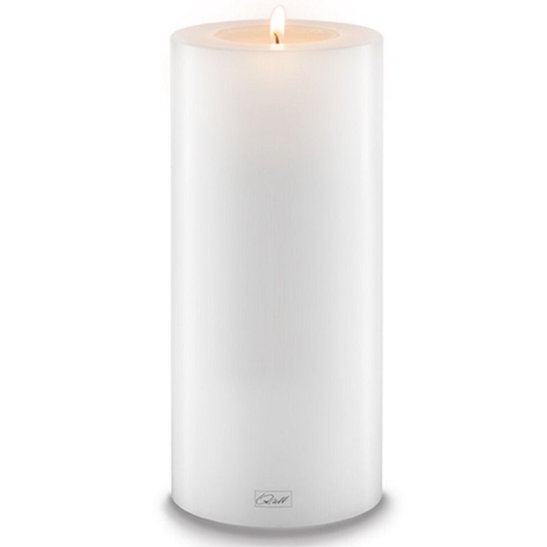 Qult Pillar Candle Holder | White 10cm Diameter | 3 Sizes Available - Suzie Anderson Home