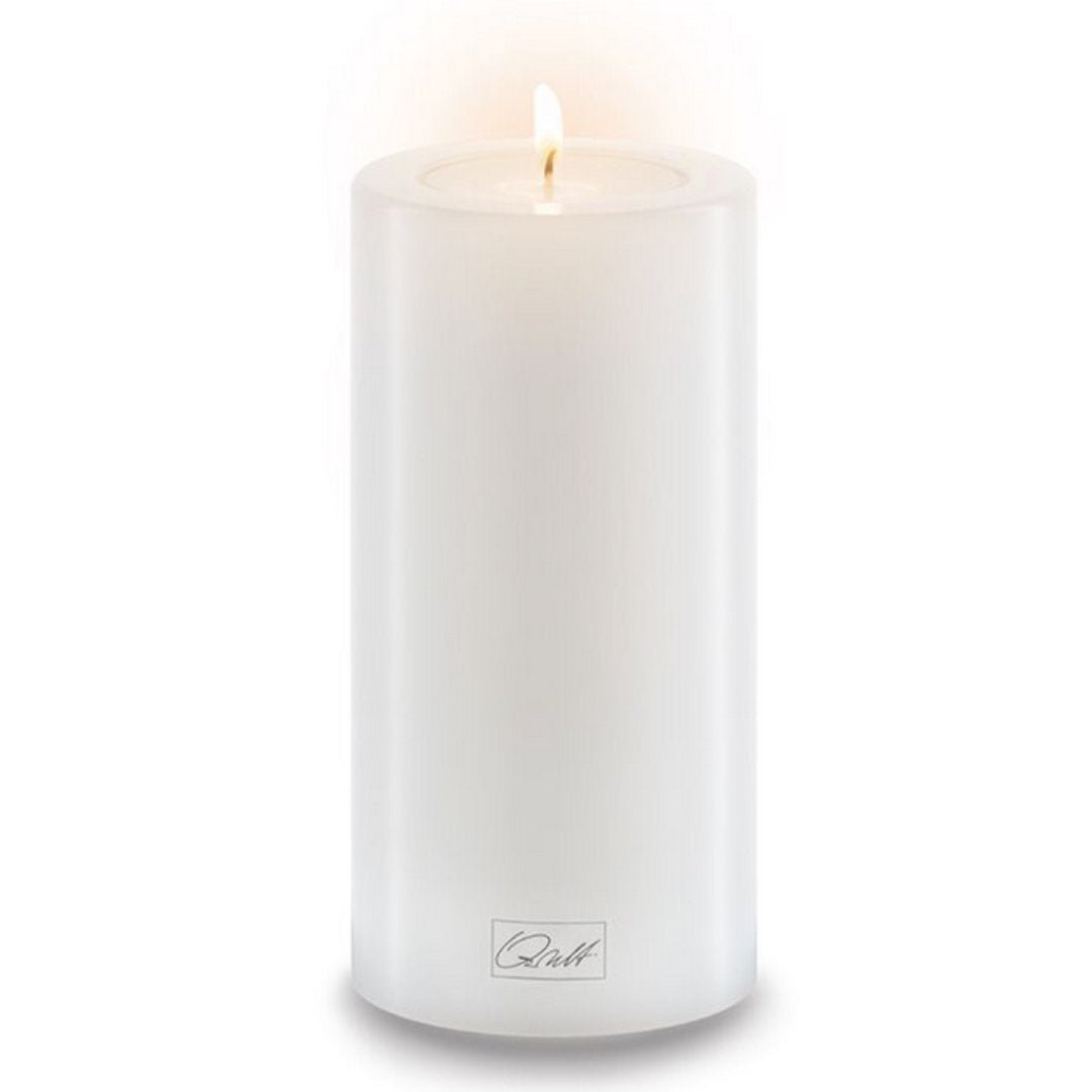 Qult Pillar Candle holder | White 6cm Diameter - Suzie Anderson Home