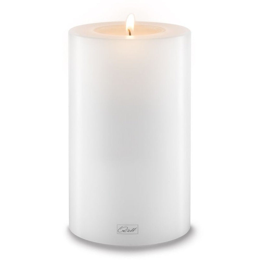Qult White Pillar Candle Holder | 10cm Diameter (2 Sizes Available) - Suzie Anderson Home