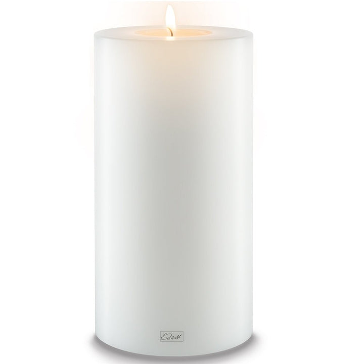 Qult White Pillar Candleholder | 12cm Diameter (3 sizes available) - Suzie Anderson Home