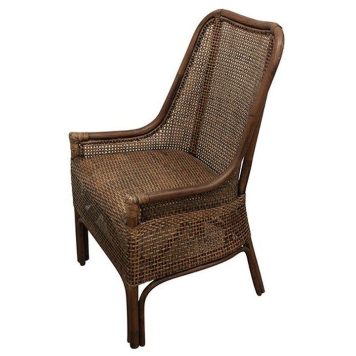 Alabama Rattan Chair | Chocolate   (BOWRAL)