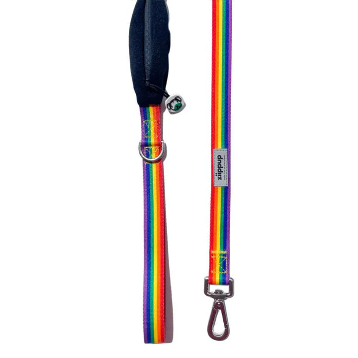 Ziippup  | Rainbow Dog Lead with Built in Pocket (BOWRAL)