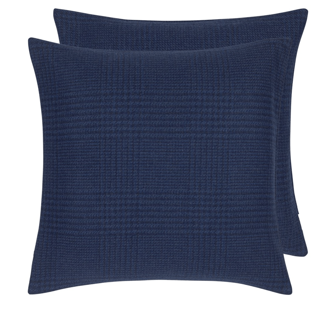 Ralph Lauren | Dudley Glen Plaid Ink Cushion & Insert 55 x 55cm - Suzie Anderson Home
