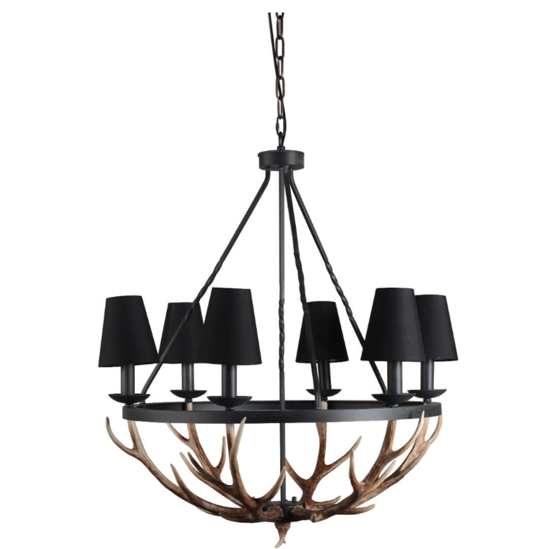Randolf Chandelier with Shades | W82 x H112cm + Chain - Suzie Anderson Home