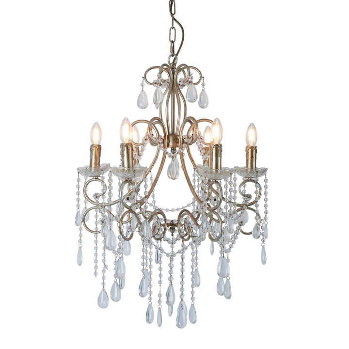 Raphael Chandelier | Antique Silver (Any Shades Additional) BOWRAL