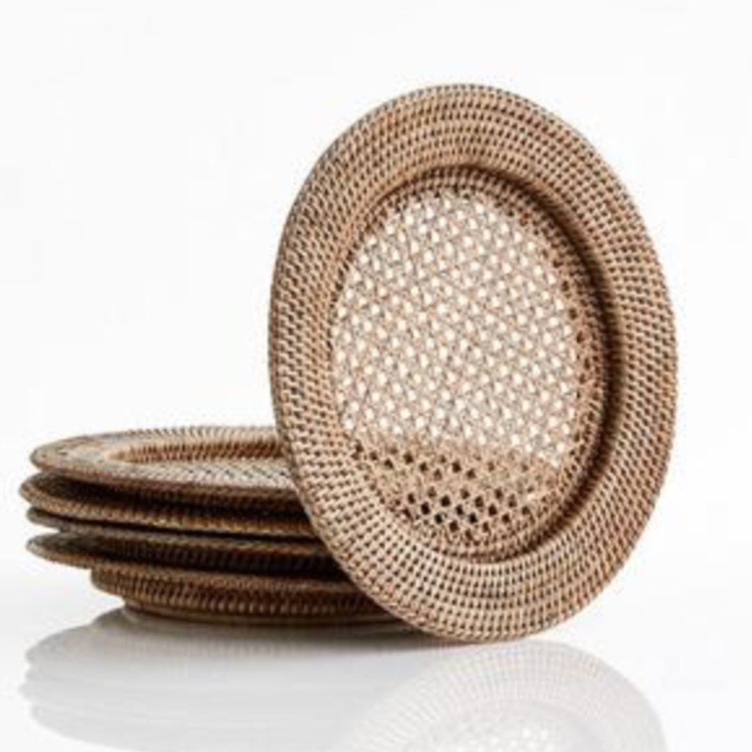 Rattan Underplate | Old Grey - Suzie Anderson Home