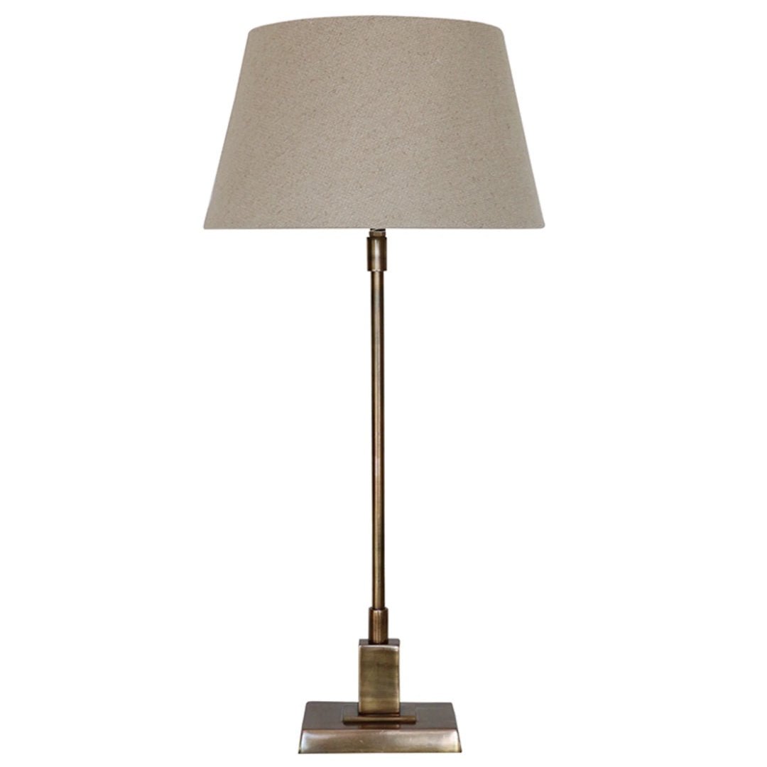 Rectangular Lamp Base | Brass | H55cm - Suzie Anderson Home