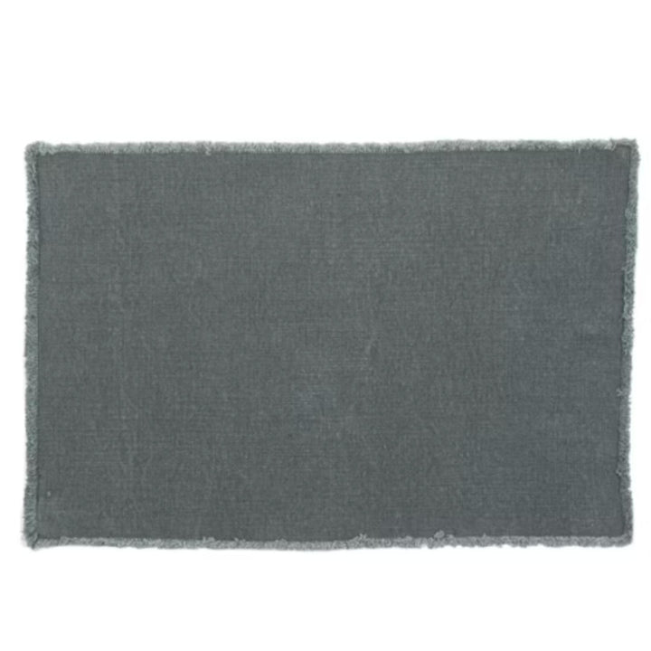 Pacific Belgian Linen Placemat | River