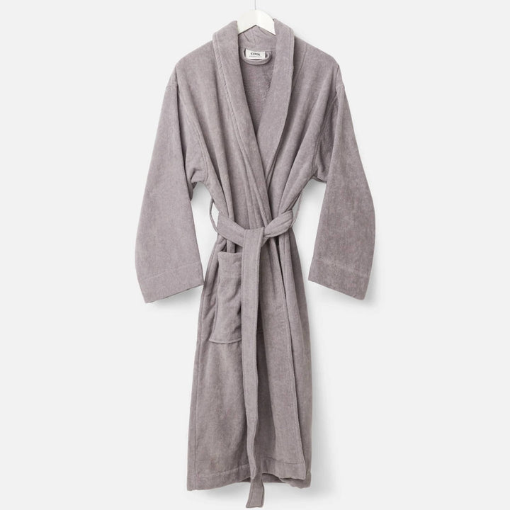 Velour Cotton Bath Robe | Pansy