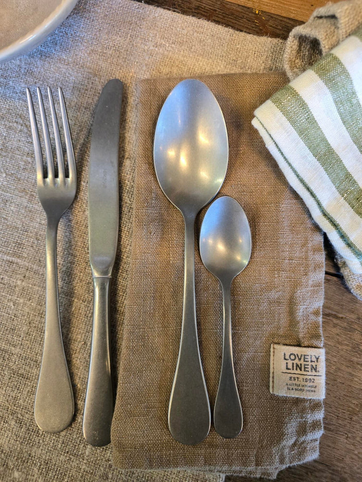 Rocco 4pc Cutlery Set | Stonewash - Suzie Anderson Home