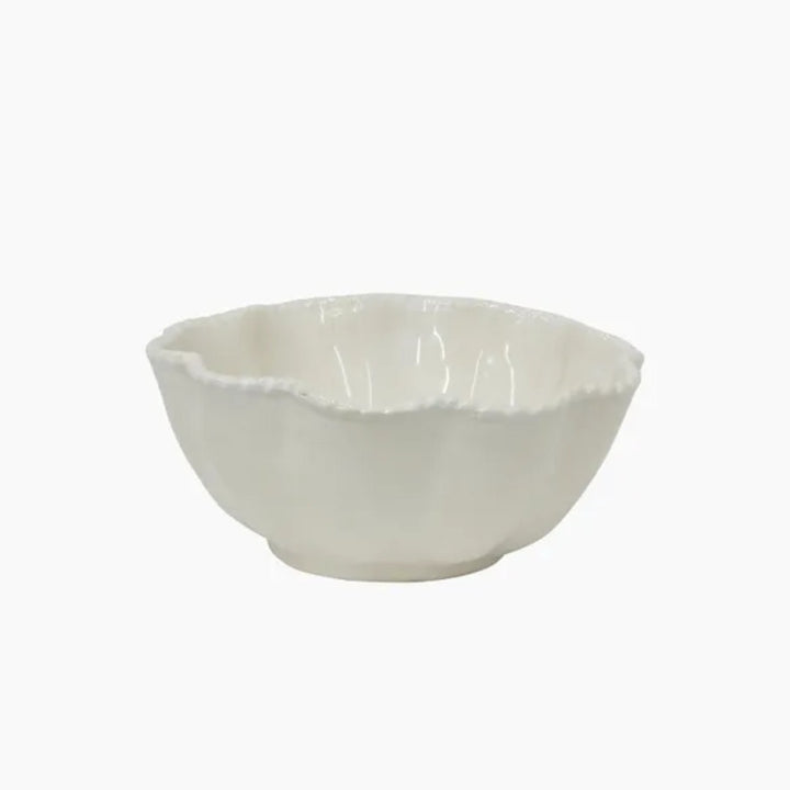 Scallopia Rope Ceramic Dessert Bowl