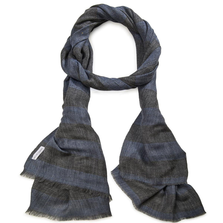 Rose Striped Merino Wool Scarf - 70 x 180 cm - Suzie Anderson Home