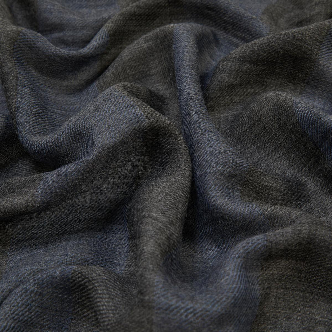 Rose Striped Merino Wool Scarf - 70 x 180 cm - Suzie Anderson Home
