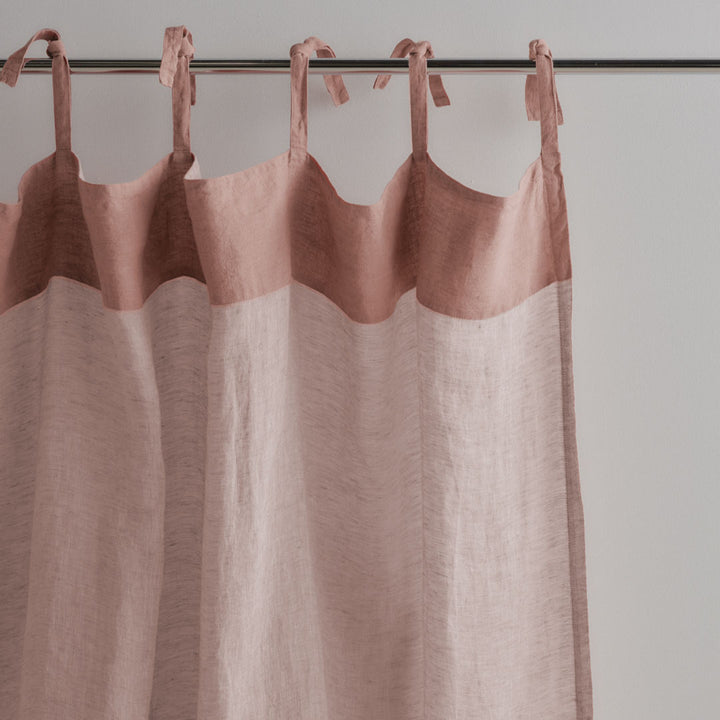 Curtain Linen Drop | Rosa