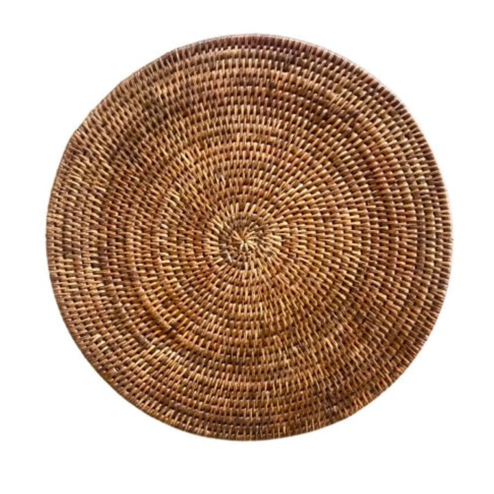 Round Rattan Placemats | Antique-Suzie Anderson Home