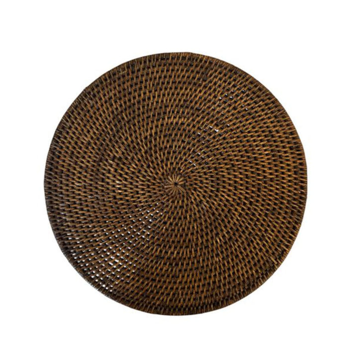 Round Rattan Placemats | Antique - Suzie Anderson Home