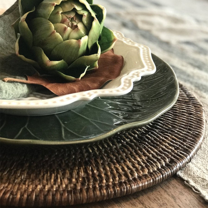 Round Rattan Placemats | Antique-Suzie Anderson Home