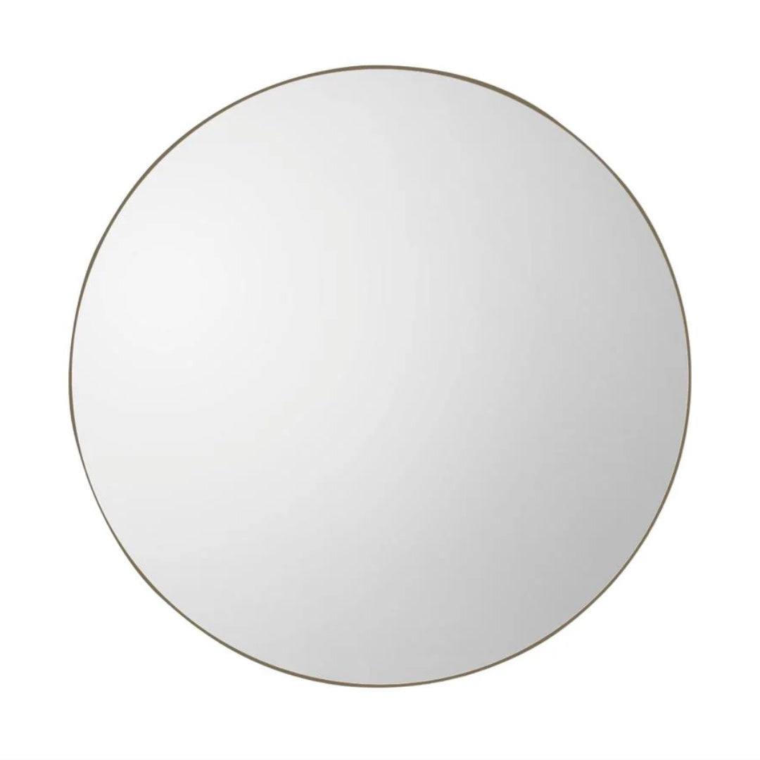 David Round Mirror | Champagne | 80cm Diameter