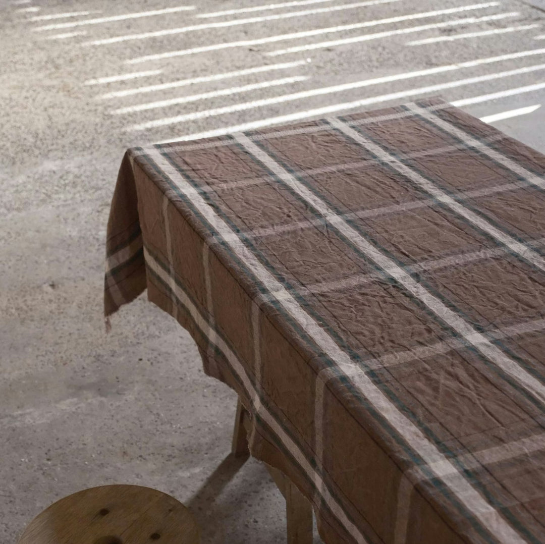 Rowan Check Belgian Linen Napkins | 43 x 43cm | SET OF 6