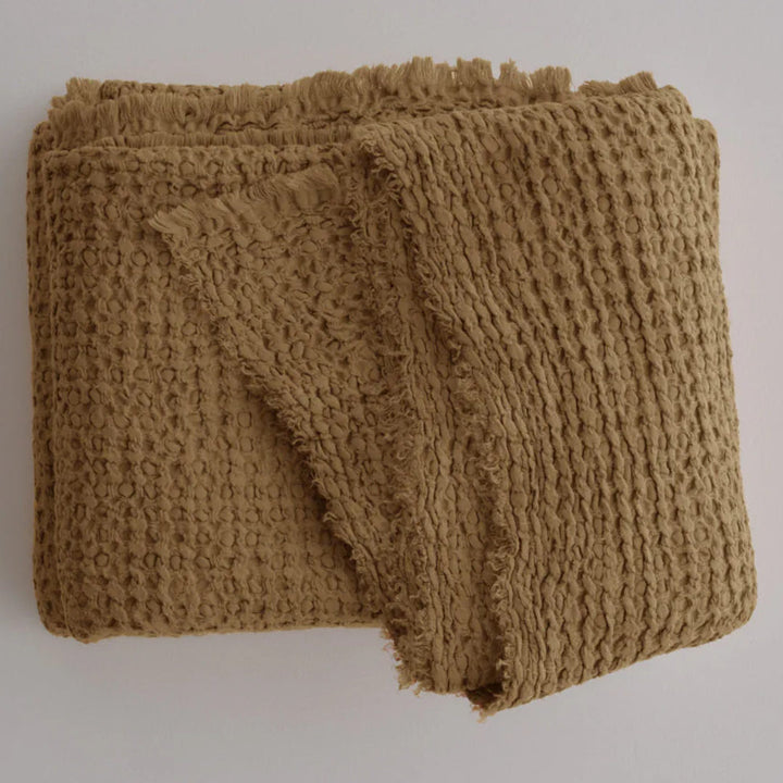 Flocca Linen Blanket | Russo | 260cm x 230cm