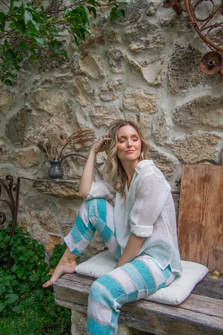 Scandi | Rylee Linen Shirt | White