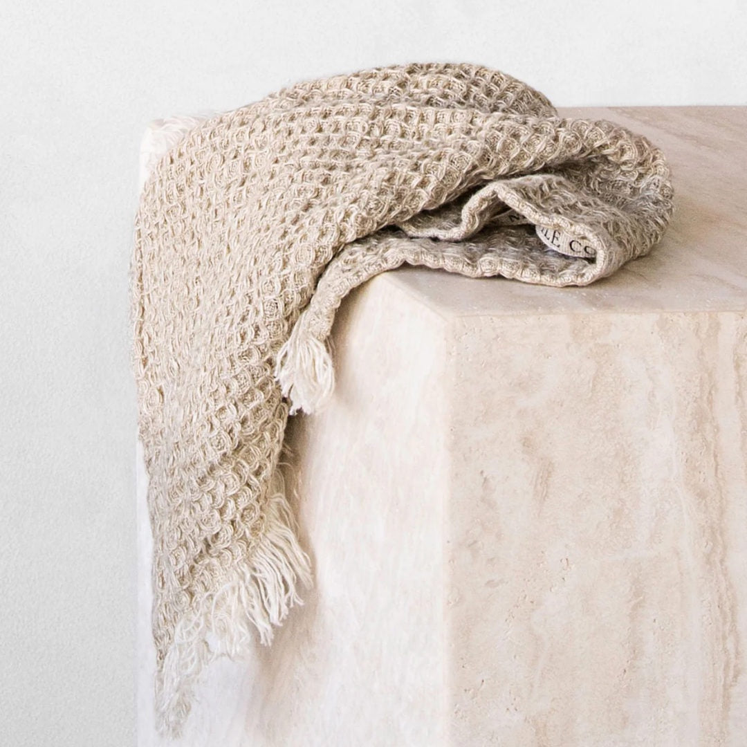 Waffle Face Towel | Sable-Suzie Anderson Home