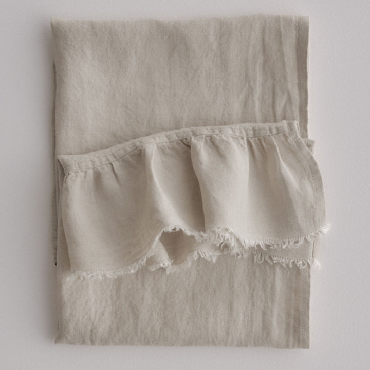 Kristine Guest Towel + Ruffle | Sable