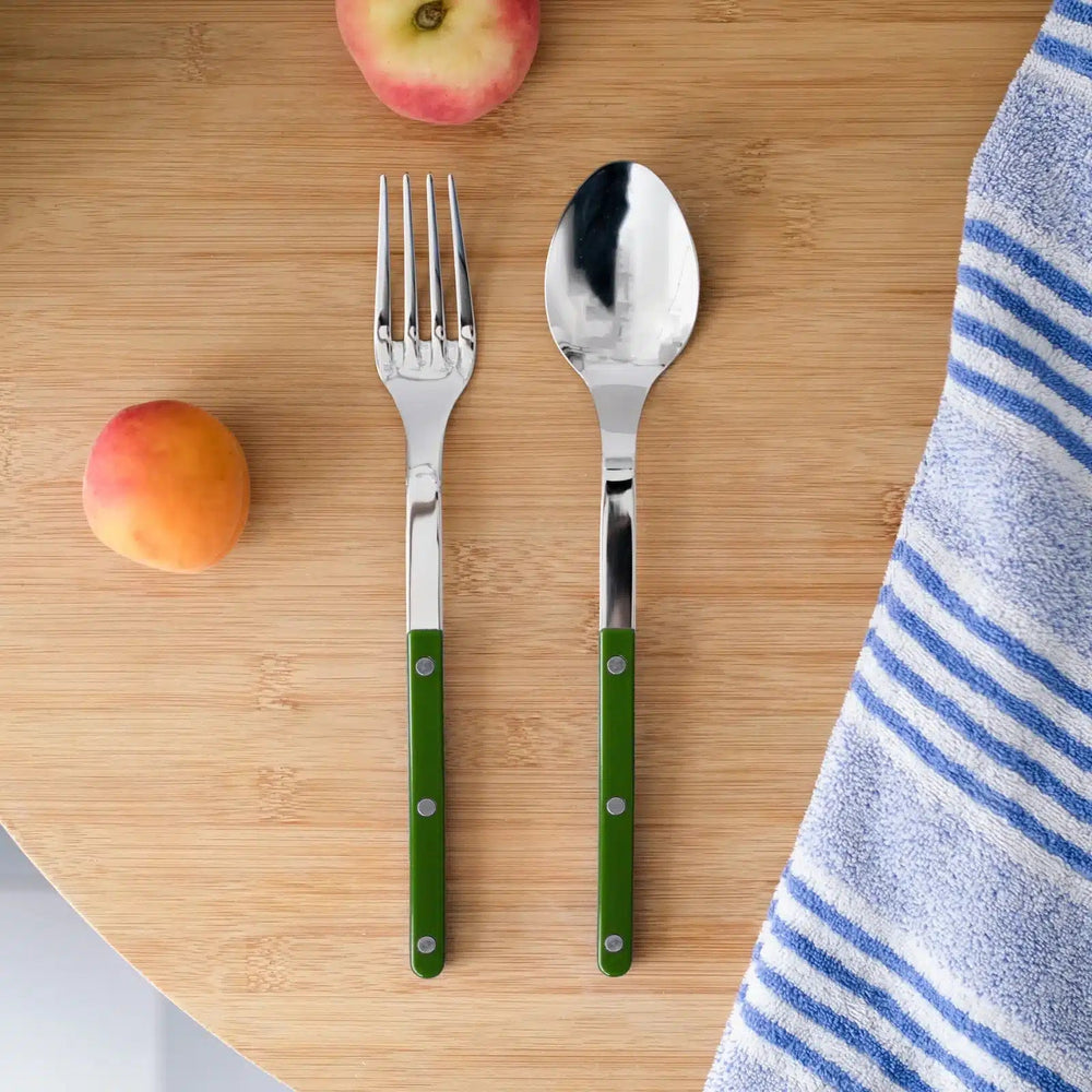 Sabre | Bistrot Solid Green | Serving Set 2pc - Suzie Anderson Home