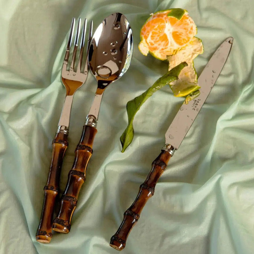 Sabre | Panda | Dark Bamboo | Dinner Fork - Suzie Anderson Home